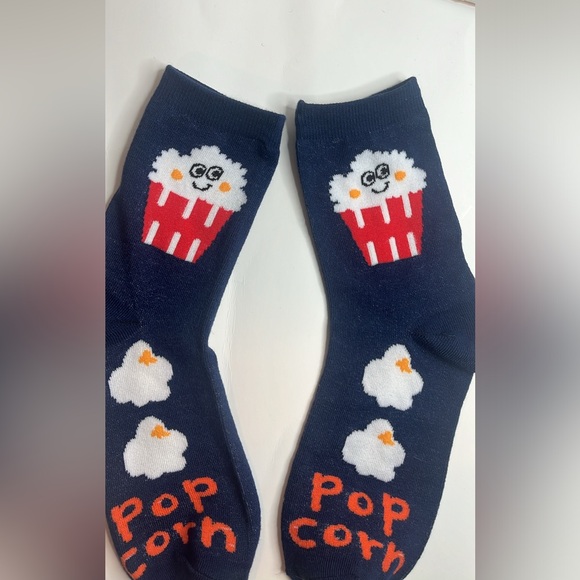 ❤️ Popcorn Novelty Socks NWT Unisex 5-11 - Picture 5 of 6